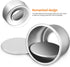 HOMSFOU 2 Inch Cake Pan Set of 4, Aluminum Alloy Round Baking Pans for Cupcakes, Brownies, Muffins
