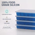 BECOKIT 1 4 Pack) Tbsp Silicone Freezer Molds - Perfect for Storing Garlic, Herbs, Ginger, Pesto, Tomato Paste, Lemon