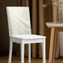 Set 6 20 19 Inch Ivory Cover for Chair Back Dining Chair Covers of Soft Chair Back Covers Stretchable High Back Chair