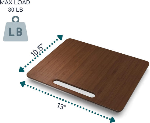 Ibyx Elegant Sliding Tray for Coffee Maker & Heavy Appliances - Sturdy, Slides Easily (Brown, Medium - Wide)