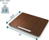 Ibyx Elegant Sliding Tray for Coffee Maker & Heavy Appliances - Sturdy, Slides Easily (Brown, Medium - Wide)