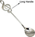 Maydahui 6PCS Guitar Spoons, 18/10 Stainless Steel Musical Note Teaspoons for Dessert