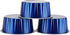 EUSOAR Cupcake Cups with Lids, 5oz 50pcs Disposable Desserts Flan, 3.34"x2.59"x2.35" 125ml Baking Cups with Lids, Aluminum Foil Desserts Cupcake Flan, Catering Gathering Shower Favor-Royal Blue