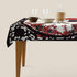 TKS MITLAN 60 84 Inch 6-8 Chinese Lantern Decorative Rectangle Tablecloth Festival Window Flower Cherry Pattern