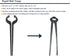 Rapid Tongs Bundle Set, 6 Types of DIY Tongs with Rivet for Beginner Smithing