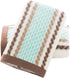 Pidada Hand Towels Set of 2, Striped Pattern 100% Cotton Soft Absorbent Decorative Towel for Bathroom