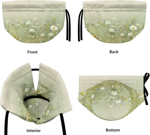 Tea Pot Cover, Insulated Tea Cozy, Teapot Dust Cover, Warming Tea Kettle Quilt, Home Kitchen Decoration (Daisy Floral