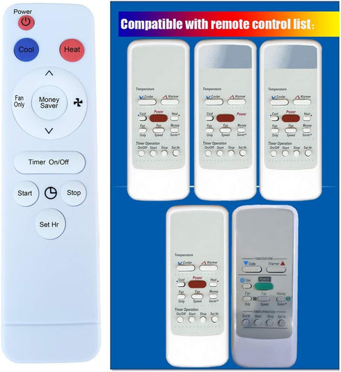 HA-F-01 Replacement Remote Control for Friedrich Air Conditioner 618-266-05 618-266-06 618-266-02 618-266-03 for