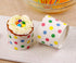 Webake Large Paper Baking Cup, 6oz Disposable Cupcake Muffin Cases, Set of 25, Colorful Dot