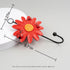 Notakia Creative Daisy Resin Wall Hooks, Hand-Painted Flower Iron Hook, Set of 4 Home Decoration