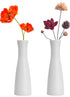 Tall Conic Composite Plastics Flower Vase - Small Bud Decorative Floral Vase for Arranging Bouquets