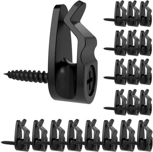 GEZIDEA String Light Hanger Hooks,Screw in Hooks for Hanging Christmas Light,Led Fairy