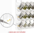 WUIVIUT Spice Rack Organizer for Cabinet Kitchen Countertop Shelf Organizer for Cabinet, Kitchen, Pantry Spice Jars with Clear Acrylic Spice Organizer by WUIVIUT