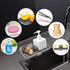Large Silicone Sponge Holder - Multi-Purpose Self Draining Dish Soap Tray for Kitchen Sink, Waterproof Caddy Organizer