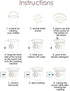 Portable Mini Washing Machine - 5.1in USB Ultrasonic Powered Turbo Washer with Suction Cups for Sink