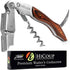 Hicoup Wine Opener - Professional Corkscrews for Wine Bottles with Foil Cutter & Cap Remover - Manual Wine Key for Home