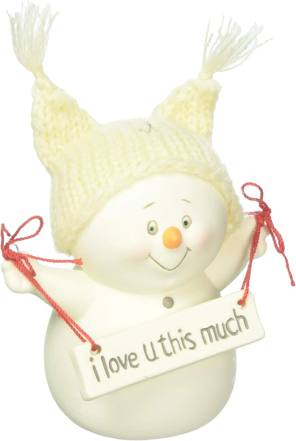 Department 56 Snowpinions I Love You This Much Hanging Ornament