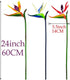 Artificial Flowers Bird of Paradise Greenery Plants, 6pcs Indoor Outside Garland for Home Garden Wedding