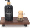 Small Kitchen Sink Soap Tray for Countertop, Wooden Risers for Bathroom Organizer Accessories and Decor