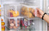 MineDecor Plastic Storage Containers, Square Food Storage Organizer with Lids for Fruits, Vegetables, Meat, Eggs (Set
