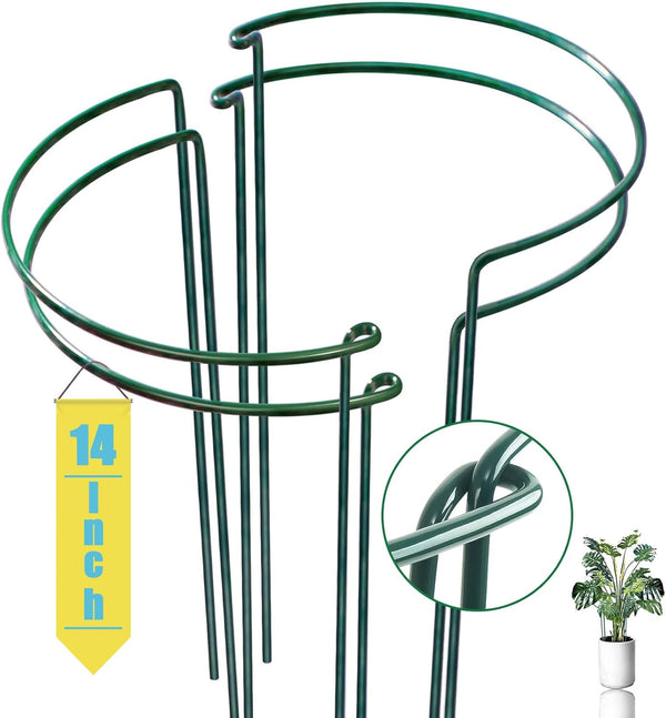 Snake Plant Support Stake - Half Round Peony Stake and Support, Heavy