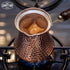 Set Set 2 7oz Turkish Coffee Turkish Coffee Maker w/ Cups, Sugar Dish, & Copper Pot (Cezve) Traditional Gifts for Latte