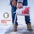 Northern Salt 30 12 lb Heat Negative Degree Melter Calcium Chloride Blend Ice Melt Jug Fast Acting Deicer Ice Melt
