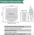12"x18" Nylon Mesh Strainer Bags - 180 Micron for Almond Nut Milk, Greek Yogurt, Home Brewing