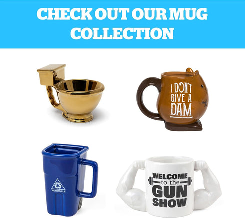 64 oz BigMouth Inc. Coffee Mug - I've Cut Back to Just One Cup of Coffee per Day, Giant-Sized Novelty Coffee Mug