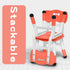 WHY TOYS 3 2-6. 220LBS Set (2-Pack-Red) Adjustable Kid Chairs Indoor Level Adjustable Suitable for Children Age Maximum