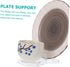 Alipis 2pcs Acrylic Plate Display Stand, China Dish Shape