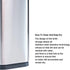 KAUKKO Universal Knife Block Holder - Large Stainless Steel Kitchen Knife Organizer, Modern Countertop Space Saver