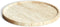 Travertine Marble Vanity Tray, Round Ottoman Tray Minimalist Modern Decorative for Bathroom,