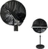 Wall Mount Fan Cover, Waterproof Outdoor Covers for 18-20 Inch Industrial and Pedestal Fans, Black