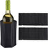 Wine Bottle Chiller, Cooling Gel Sleeve Wrap for Outdoor, Travel, Parties, Black, Pack of 2