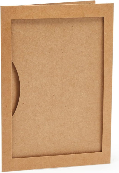 Best Kraft Note Cards for 4x6 Photo Inserts with Envelopes (48 Pack) Picture Frame