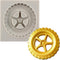 3D Round Tire Fondant Mold, Truck Wheel Silicone Mold for Cake Decorating, Cupcake Topper, Chocolate, Gum Paste Set of 1