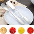 2-Pack Set, Stainless Steel Cheese Spreader and Dessert Spoon Yogurt Spoon, Spatula Knife for Cheese, Jelly, Jam