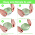 Silicone Stretch Lids, 12 Pcs BPA-free Silicone Bowl Covers, Reusable for Cups, Bowls, Flexible Fit 2.8” - 8.2”, Green