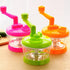 Multi-Functional Manual Food Processor - Hand Crank Rotary Dicer for Easy Cleaning - Mincer Mixer for Onion, Garlic, &