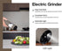 Set, 6 2packBrown Stainless Steel Rechargeable Electric Salt and Pepper Grinder USB Charging with Dust Cover