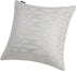 Gold Sofa Throw Pillow Cover 1pc - 20X20inch Ecru White Textural Linen Look Metallic Print Decorative Pillowcase
