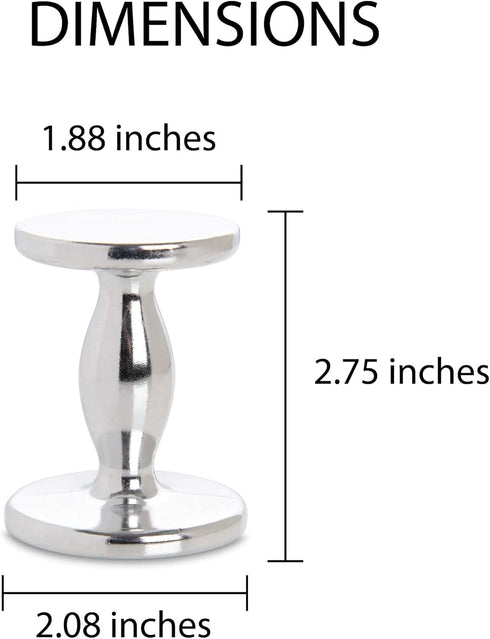 Fino Dual-Sided Espresso Tamper, 4-Ounce Weight, 48mm and 53mm