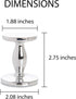 Fino Dual-Sided Espresso Tamper, 4-Ounce Weight, 48mm and 53mm