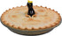R&M International Set of 2 Black and White Pie Bird Vents
