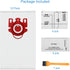 12 Pack FJM Vacuum Bags Compatible with Miele FJM Bags, Include Pre-Motor and Post-Motor Filters