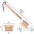 3 Pack AMERWASH PLUS Dish Brush with Wooden Handle, Natural Kitchen Brush for Dishes Vegetable, Pots and Pans, Tampico