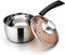 E-far 1 Quart Stainless Steel Saucepan with Lid, Small Cooking Pot, Easy Clean & Rust Free, Dishwasher Safe