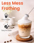 Elementi Powerful Matcha Whisk Lightweight Matcha Frother Wand & Drink Mixer Handheld, High Speed Mini Whisk for Tea