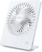 Zuvas Battery Operated Desk Fan, Rechargeable 180° Tilt Folding Personal Fan, Ultra Quiet 3 Speed for Home & Camping
